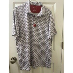 Bogey Bros Polo Shirt Mens Assman Golf Short Sleeve size L